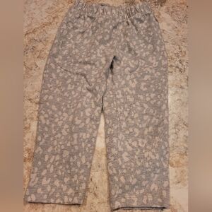 GAP Baby Beige and Gray Leopard-Print Leggings